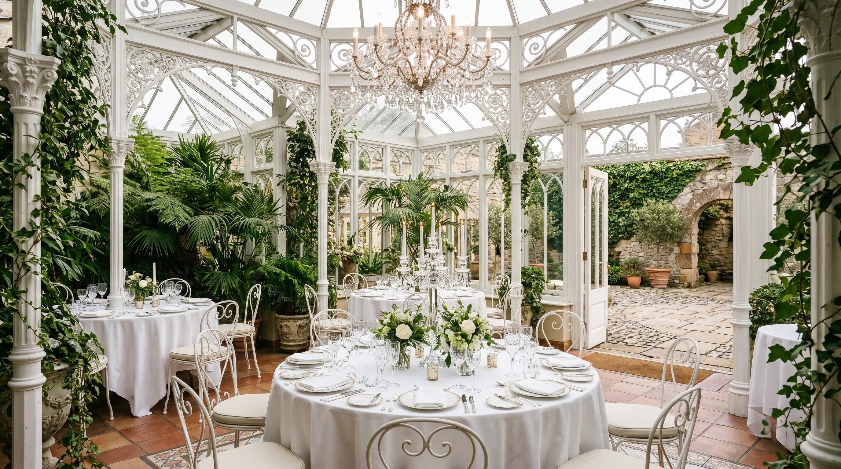 Restaurant Epicure — verrière jardin d'hiver